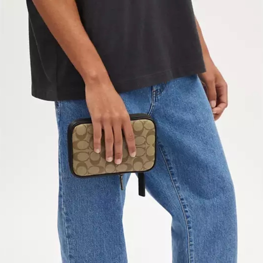 Coach Aden Crossbody In Signature Canvas NWT - Picture 3 of 7